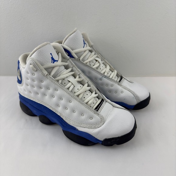 Nike Air Jordan 13 Retro ‘Hyper Royal’‎ white shoes - Picture 2 of 8